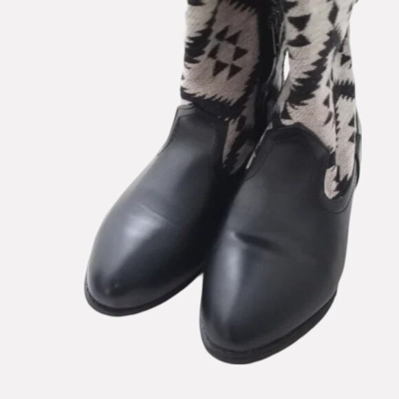 Rampage Franco Aztec Southwestern Low Calf Boots 7.5 - Picture 4 of 7